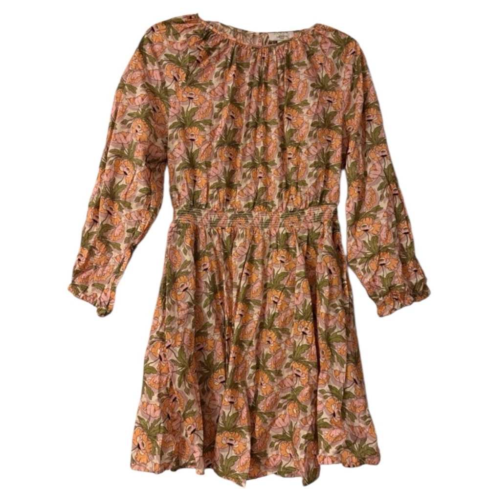 J. Crew x Liberty of London Smocked Waist Mini Dress, Butterfield Poppy Print